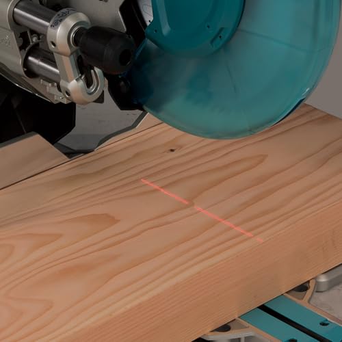 Makita Kapp- und Gehrungssäge (LS1219L) mit Laserführung & platzsparender Bauweise: 305mm