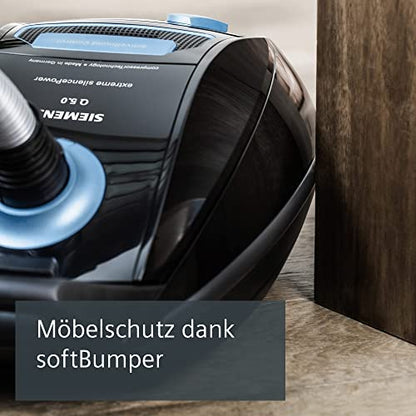 Siemens Staubsauger VSQ5X1230 (Q5.0) mit Beutel: 850W, Extreme Leise, Hygiene-Filter