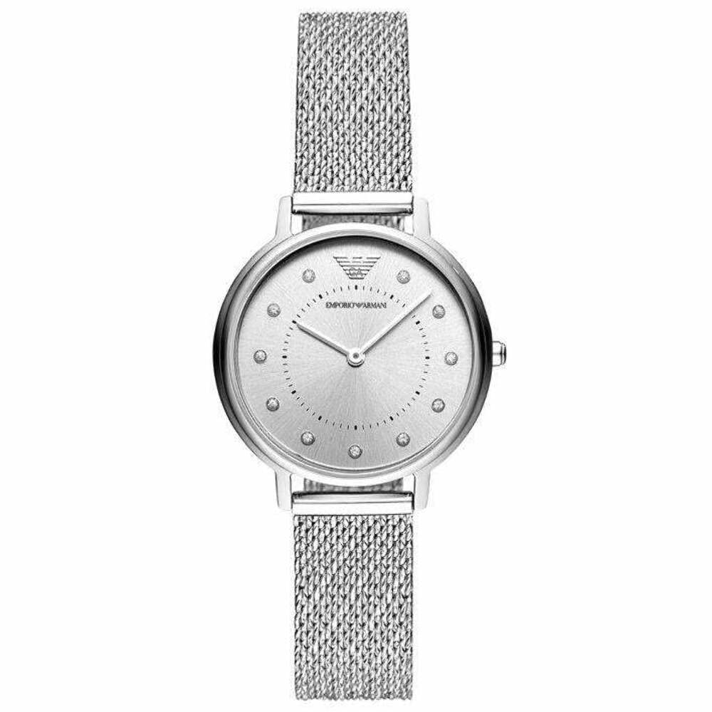 Emporio Armani 'AR11128' Damenarmbanduhr (32mm): Edelstahlgehäuse, Meshband