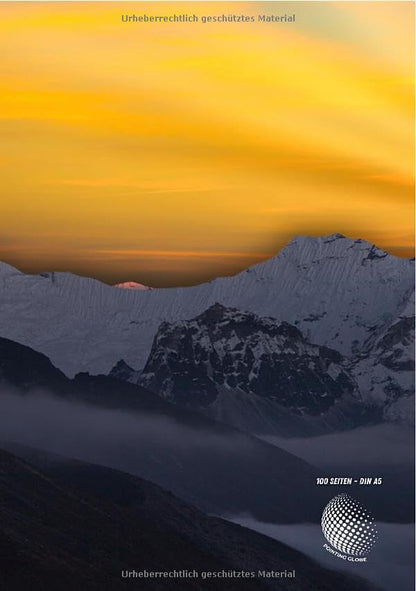 Mount Everest: TAGESPLANER: Achtsamkeits-Check für Dankbarkeit, Schlaf, Ernährung, Bewegung und Selbstliebe
