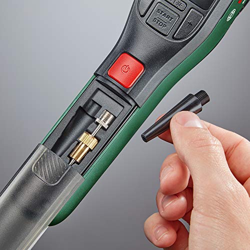 Bosch 'EasyPump' Elektrische Mini-Luftpumpe: Autostop-Funktion, LED, USB-Aufladung