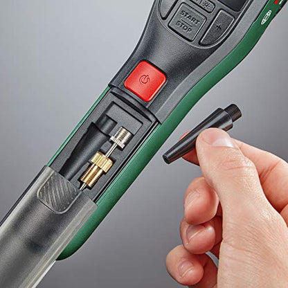 Bosch 'EasyPump' Elektrische Mini-Luftpumpe: Autostop-Funktion, LED, USB-Aufladung