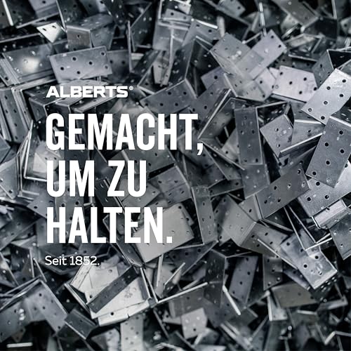 Alberts Pfostenträger (212391) zum Aufschrauben: Höhenverstellbar (150 - 190mm)