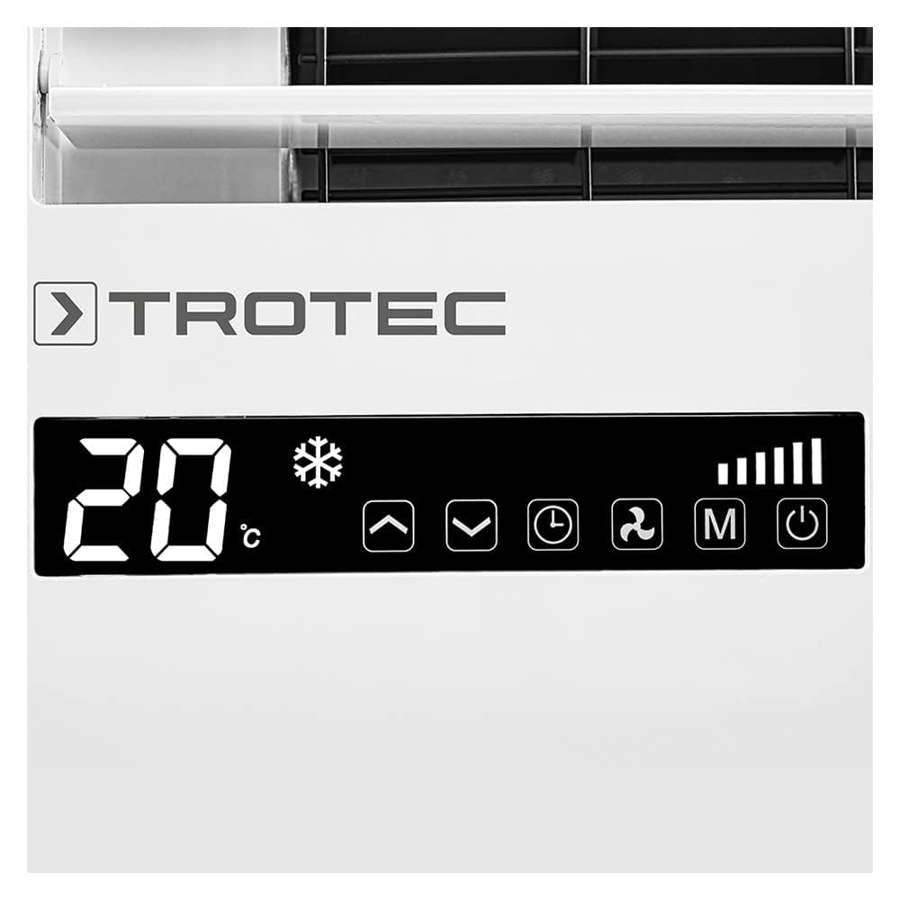TROTEC Mobile Wall Air Conditioner (PAC-W 2200 S) with 4-in-1 Cooling, Heating, Ventilation: 8000 BTU