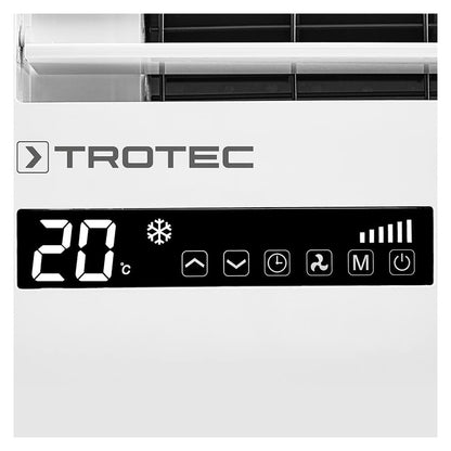 TROTEC Mobile Wall Air Conditioner (PAC-W 2200 S) with 4-in-1 Cooling, Heating, Ventilation: 8000 BTU