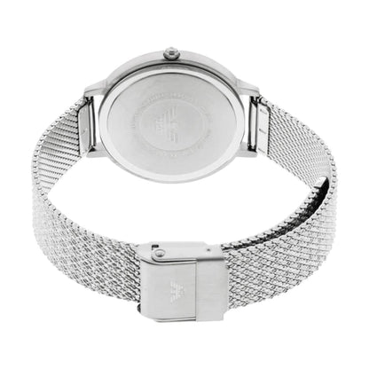 Emporio Armani 'AR11128' ladies' watch (32mm): stainless steel case, mesh strap