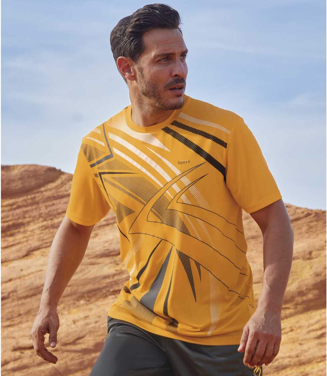 ATLAS FOR MEN Perfect Look Style Sporting T-Shirts (3er-Pack)