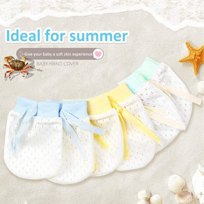 Baby-Neugeborenen Anti-Kratz-Handschuhe: 3er-Set in Unisex-Farben