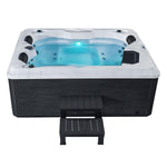 Outdoor whirlpool 'BERLIN' for 3 people including thermal cover & LED: 31 massage jets
