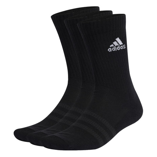 adidas Unisex 3er-Pack Sportsocken (Modell EBB96): Schwarz-Weiß