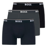 BOSS Herren Boxershorts (3er-Pack): Cotton Stretch, Logo-Bund