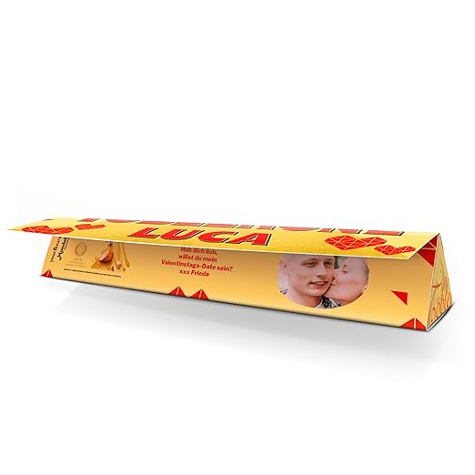 TOBLERONE Schokolade: Personalisiert mit Namen und Botschaft (Größe: L - 360g) 1