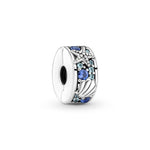 PANDORA Moments Tropischer Seestern & Muschel Clip-Charm aus Sterling-Silber mit Cubic Zirkonia