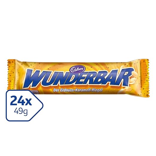 WUNDERBAR Erdnuss-Karamell-Riegel | Einzelverpackt (24 x 49g) 3