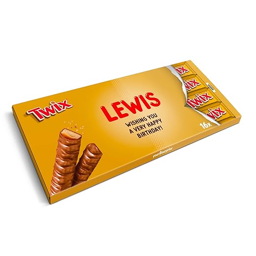 Twix: Personalisierter Schokoriegel | 16 Stück je 50g (900g)