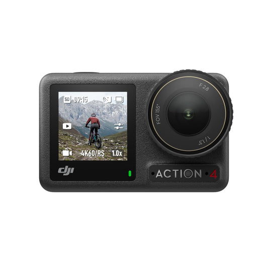 DJI Osmo Action 4 Essential-Combo Action-Kamera: 4K/120fps, Low-Light-Aufnahmen, Wasserdicht