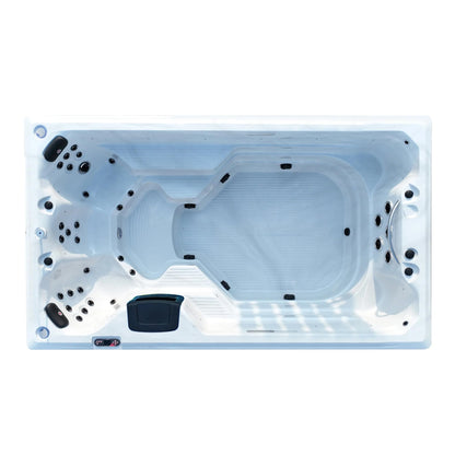 CANADIAN SPA CO. 2025 St. Lawrence Swim Spa (4m) Outdoor Whirlpool für 5 Personen: LED, Musiksystem