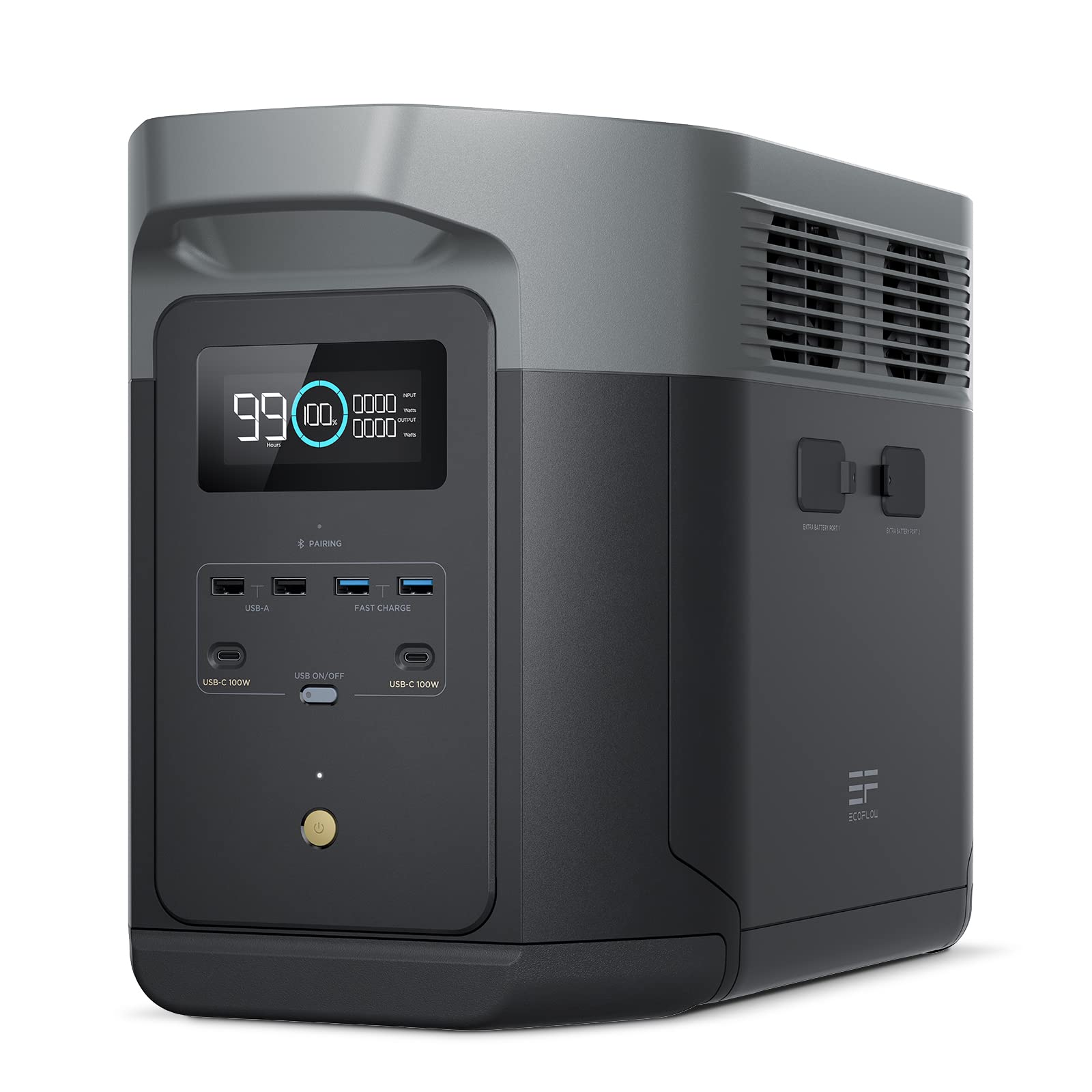 EcoFlow 'DELTA 2 MAX' tragbare Powerstation: Solargenerator für Zuhause, Camping, Wohnmobil