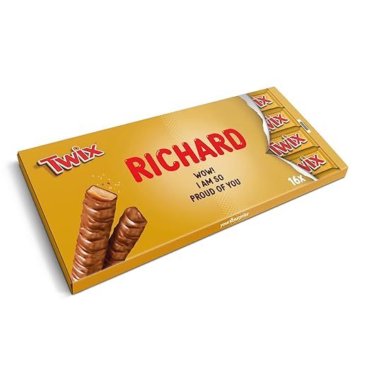 Twix: Personalisierter Schokoriegel | 16 Stück je 50g (900g)2