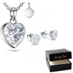 AMOONIC Women's Jewelry Gift Set | 925 Sterling Silver: Chain-Earring-Necklace
