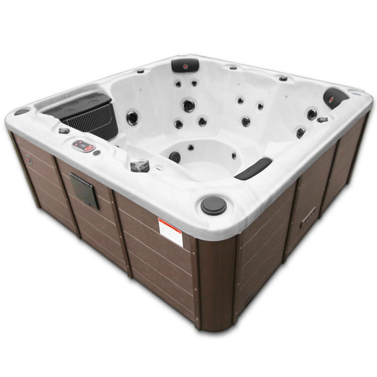 CANADIAN SPA CO. 'Winnipeg' UV Hot Tub Whirlpool für 6 Personen: 35-Massagedüsen, LED, Aromatherapie, Bluetooth