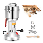 Elektrische Getreidemühle (500g) aus Edelstahl: High Speed mit 28000rpm Starker Motor