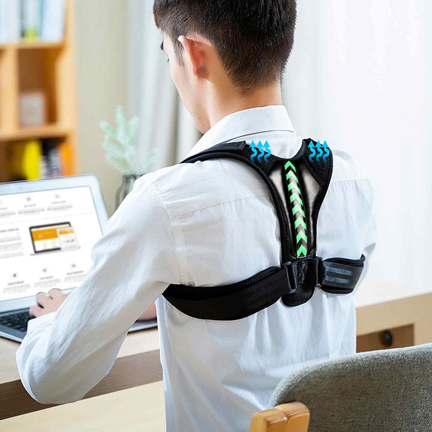 Verstellbarer Haltungskorrektor für Schlüsselbeinunterstützung | lindert Nacken-, Rücken- und Schulterschmerzen1