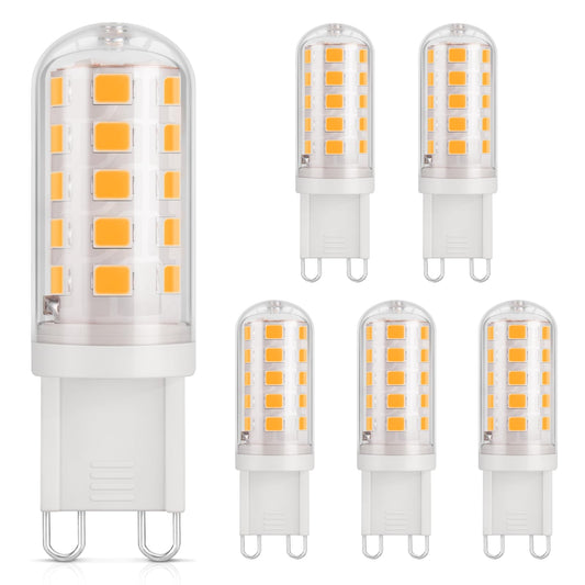 DiCUNO G9 LED-Leuchtmittel 3W (Warmweiß 2700K): Nicht Dimmbar - 6er Pack