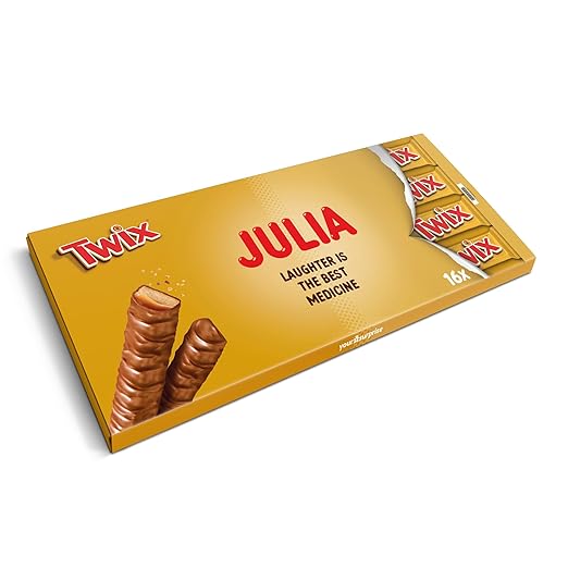 Twix: Personalisierter Schokoriegel | 16 Stück je 50g (900g)1