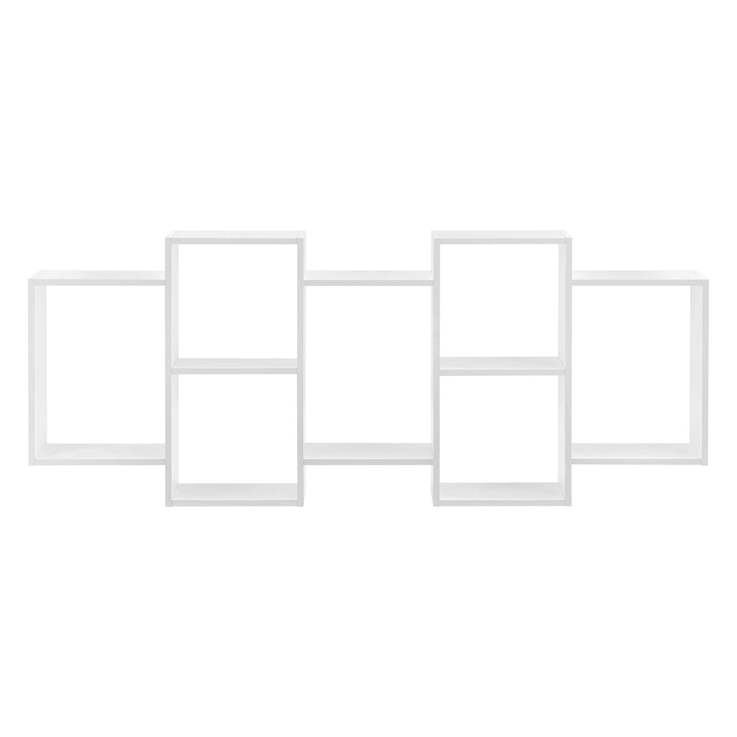 [en.casa] Wandregal 'Jessheim' mit 7 Ablageflächen: Stilvoller Stauraum für jeden Raum