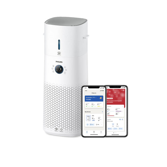 Philips 3000 Series 2-in-1-Kombigerät für Luftreinigung und -befeuchtung: NanoProtect HEPA- und Aktivkohlefilter