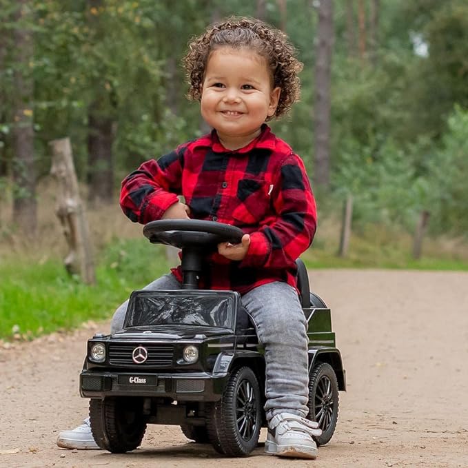 Mercedes G350d Rutscherauto für Kinder | Leise mit Kunststoffrädern (ab 1 Jahr) 7