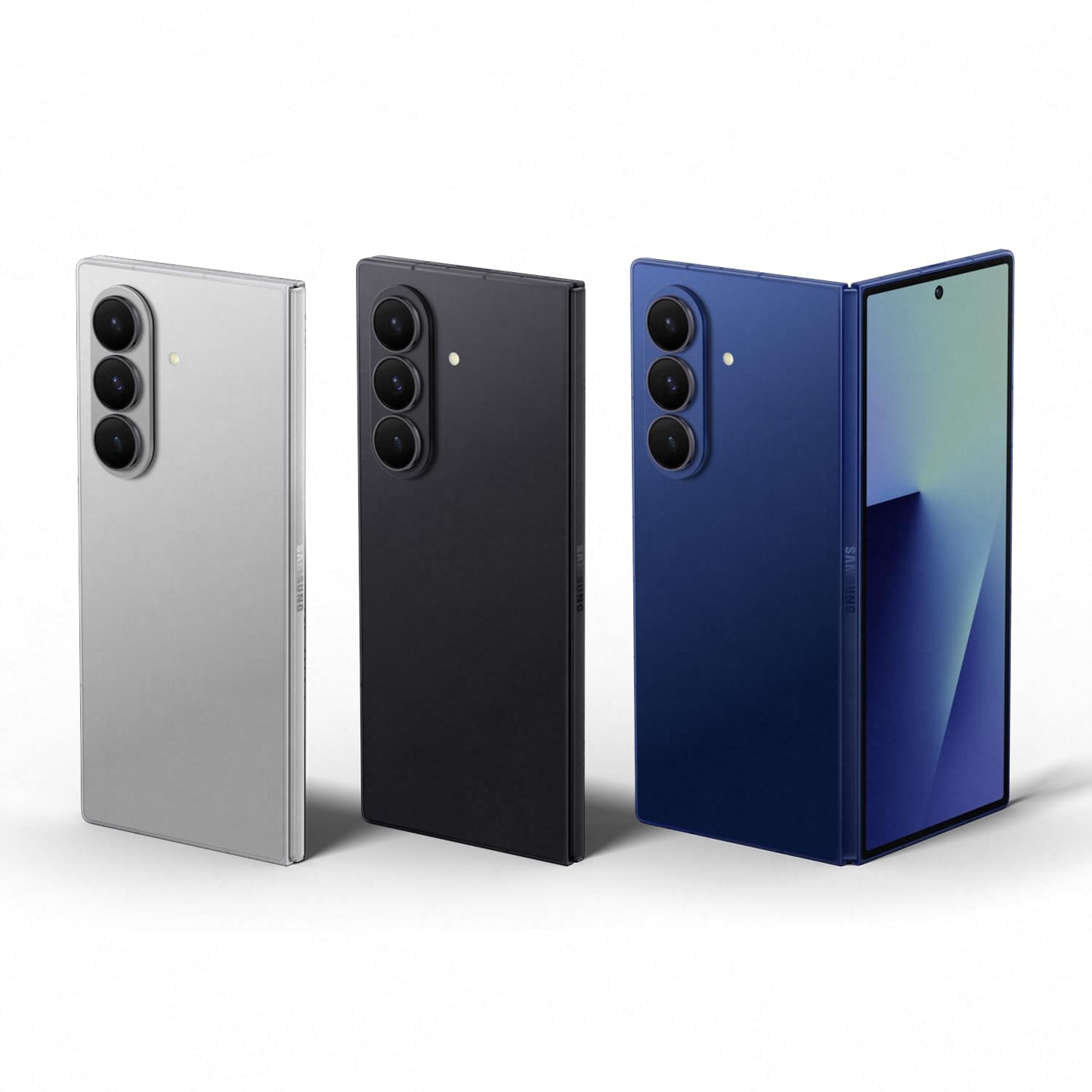 Samsung Galaxy Z Fold7 AI Smartphone mit Galaxy AI, KI-Handy mit Android, Faltbares Design, Großes Display für Multitasking, 200-MP-Kamera, 512 GB, 12 GB RAM, Silver Shadow, 3 Jahre Herstellergarantie