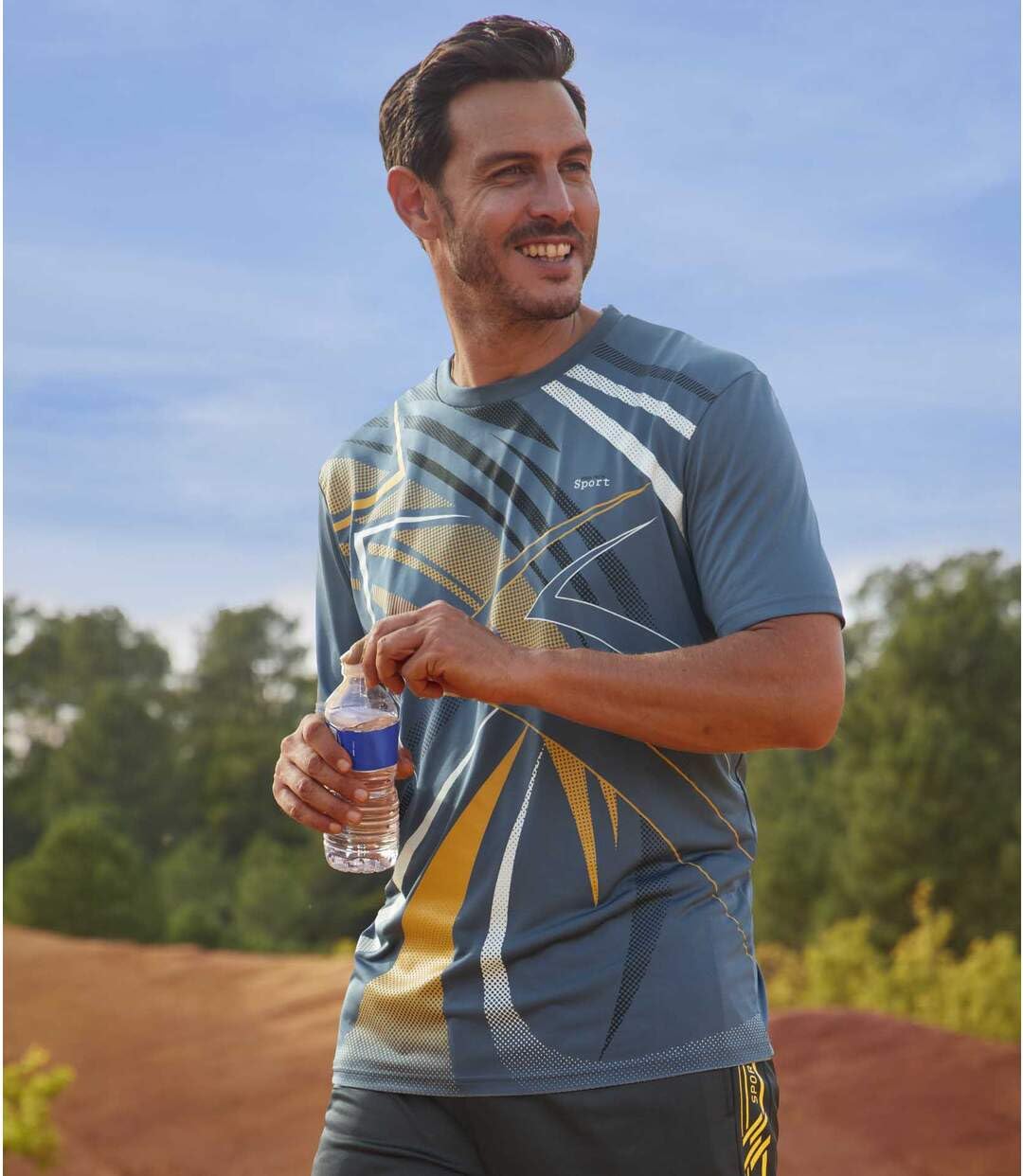 ATLAS FOR MEN Perfect Look Style Sporting T-Shirts (3er-Pack)