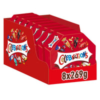 Celebrations Vollmilchschokoladen-Geschenkbox mit Mini-Schokoriegeln (8x 269g)