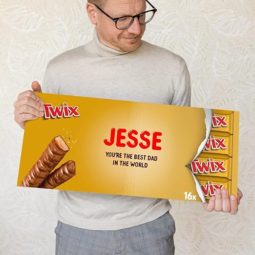 Twix: Personalisierter Schokoriegel | 16 Stück je 50g (900g)4