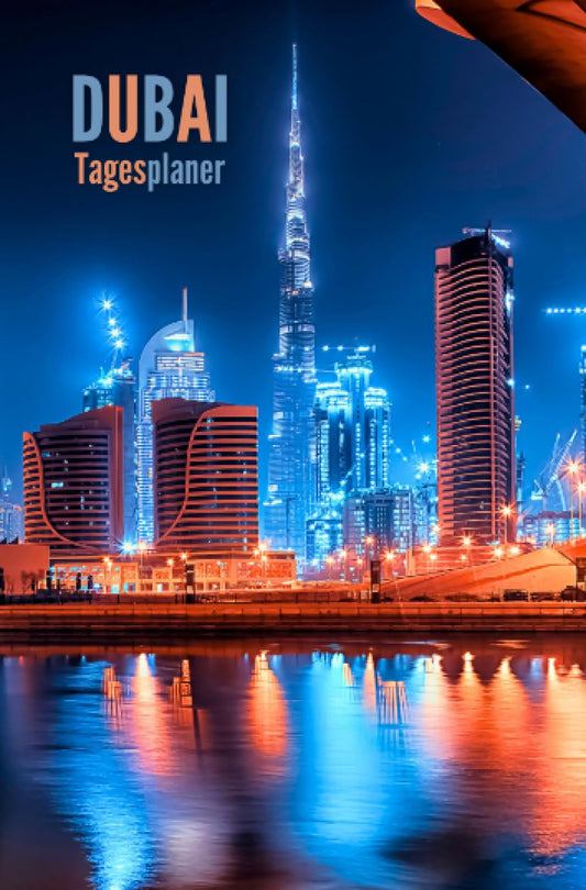 DUBAI: Tagesplaner: Täglicher Planer mit Zeitplan, Top-3-Prioritäten, To-do-Liste, Mahlzeiten, Stimmung & Notizen: Täglicher Planer mit Zeitplan, ... Mahlzeiten, Stimmung & Notizen