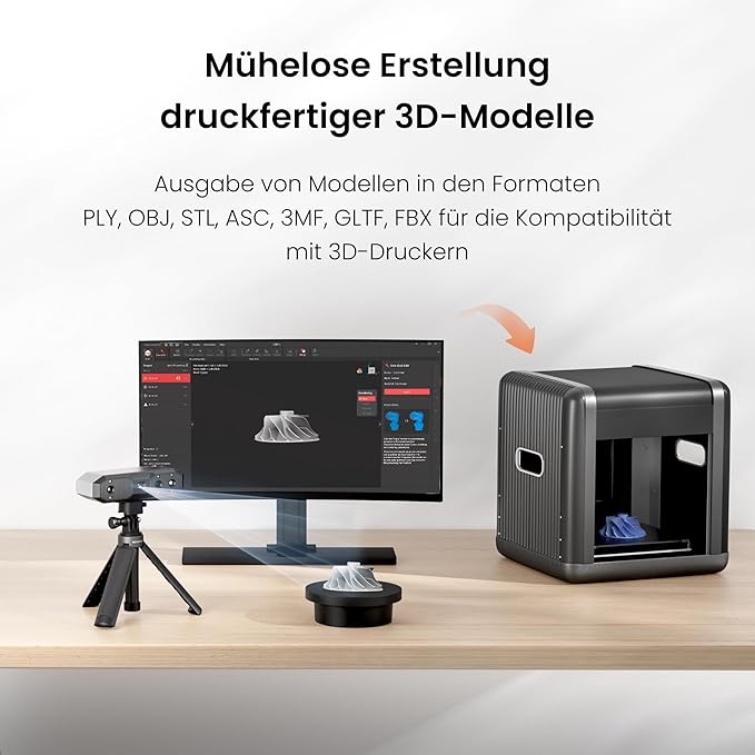 Revopoint MINI 2 Handheld Farb 3D-Scanner | 16 fps, Blaulicht, Portable 9