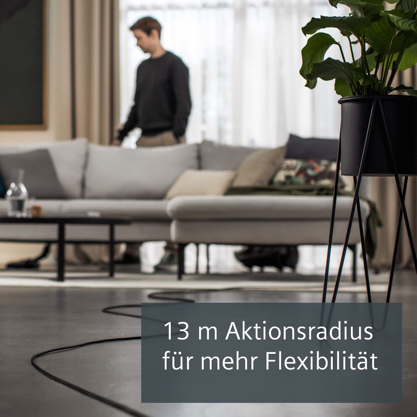 Siemens Staubsauger VSQ5X1230 (Q5.0) mit Beutel: 850W, Extreme Leise, Hygiene-Filter