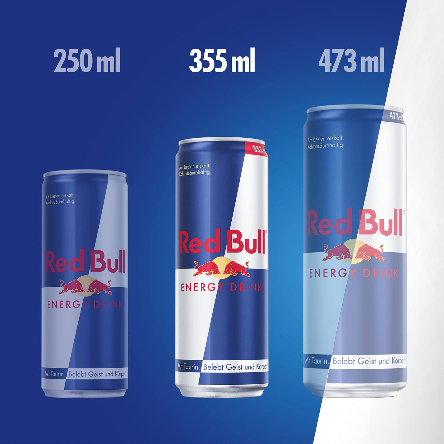 Red Bull Energy Drink mit Taurin & Vitaminen (24x 355ml): EINWEG-Pfand