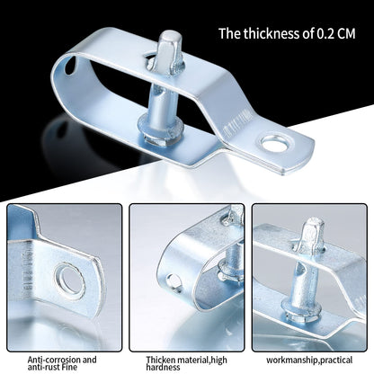 Maschendrahtzaun Spanner für Garten (10 Stück): Spanndraht, Knotengeﬂechtzaun