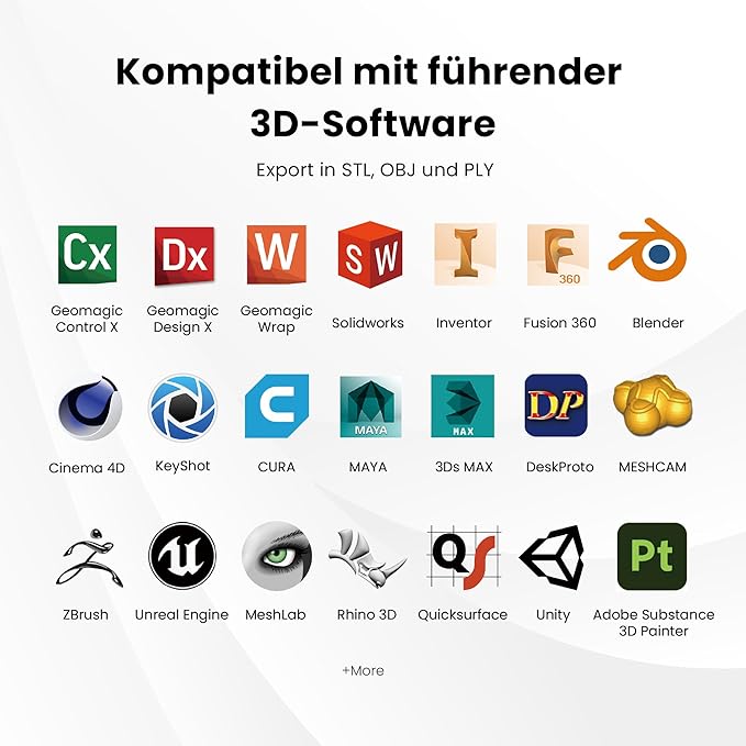 Revopoint MINI 2 Handheld Farb 3D-Scanner | 16 fps, Blaulicht, Portable 7