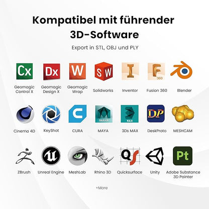 Revopoint MINI 2 Handheld Farb 3D-Scanner | 16 fps, Blaulicht, Portable 7