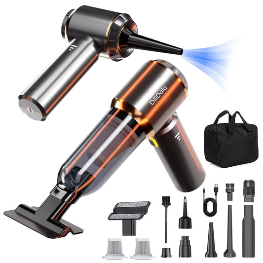 Kabelloser Akku-Handstaubsauger (25000PA) mit elektrische Staubgebläse für Auto, Büro