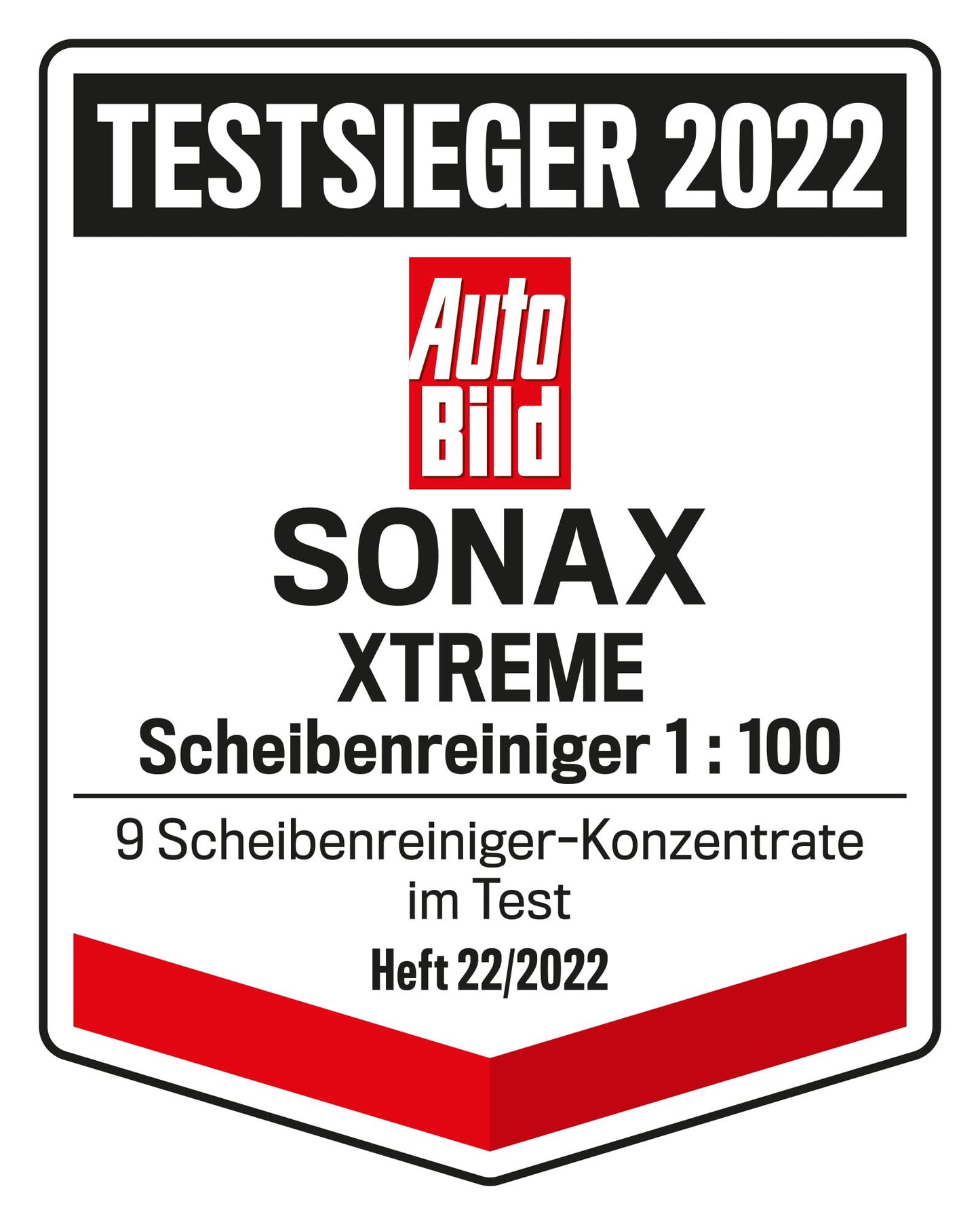 SONAX XTREME Scheibenreiniger 1:100 (250ml) ergibt 25 Liter Reinigungsflüssigkeit für klare Sicht