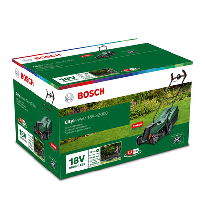 Bosch 'CityMower' Akku-Rasenmäher 18V-32-300 | 1x Akku 4,0Ah im Karton