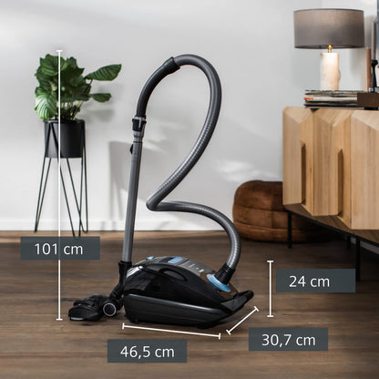 Siemens Staubsauger VSQ5X1230 (Q5.0) mit Beutel: 850W, Extreme Leise, Hygiene-Filter