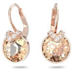 Swarovski Bella V Drop earrings with rose gold alloy layer