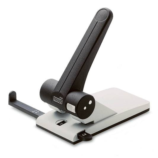 Novus (B 265) Registraturlocher für das Büro in Farbe Grau-Schwarz