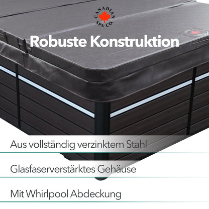 CANADIAN SPA CO. 2025 St. Lawrence Swim Spa (4m) Outdoor Whirlpool für 5 Personen: LED, Musiksystem